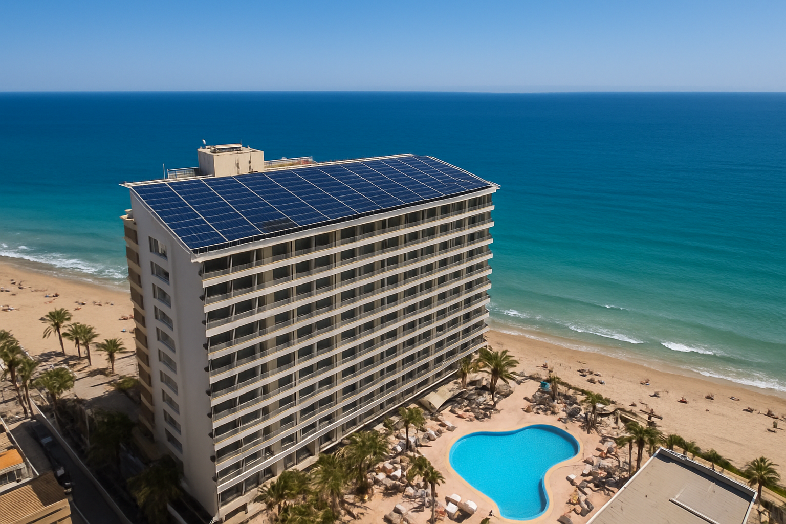 Certificado energético hotel Benidorm en establecimiento frente al mar
