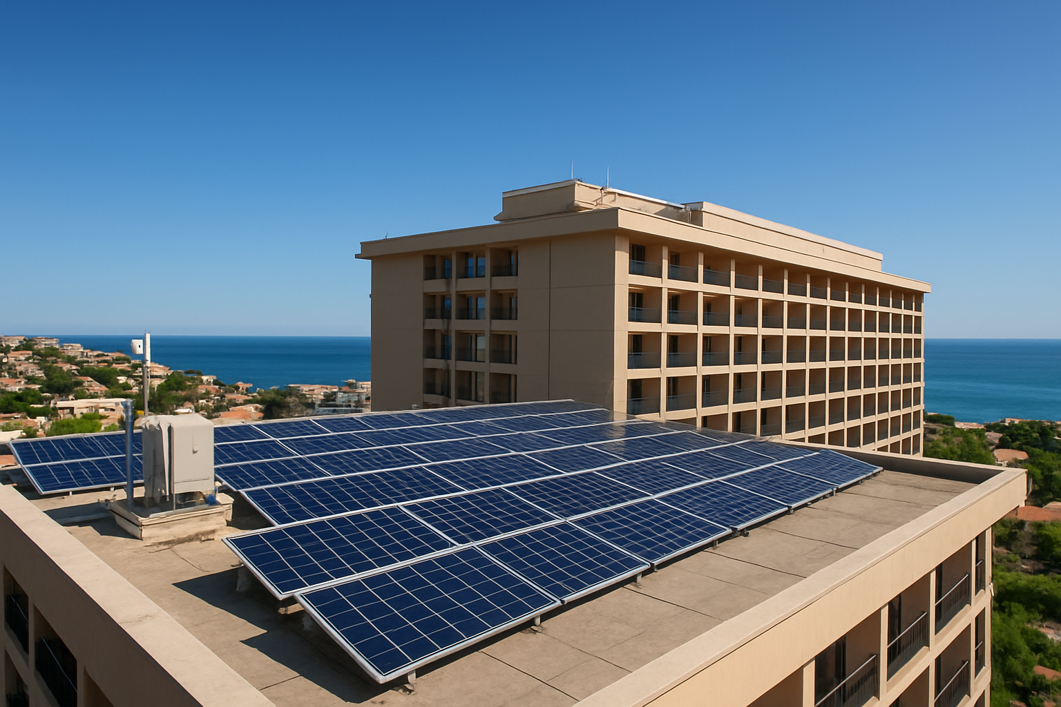 Hotel en la Costa Blanca con instalación de energía solar fotovoltaica tras auditoría energética