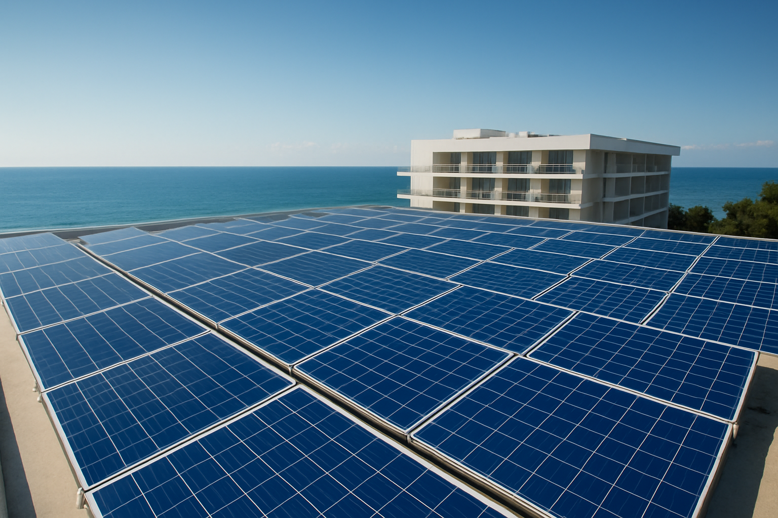 Instalación solar fotovoltaica en hotel de Benidorm para autoconsumo energético