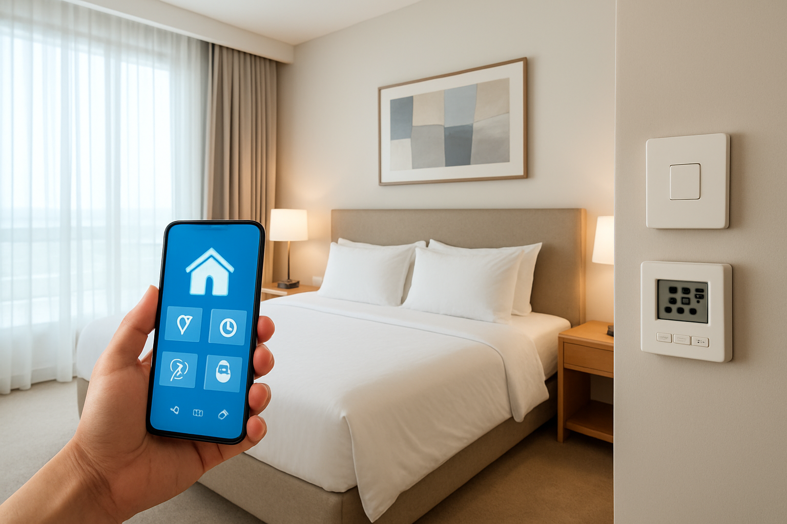 automatización energética hotel