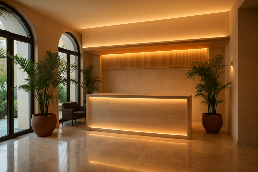Iluminación LED hoteles: ahorro en factura con una renovación completa